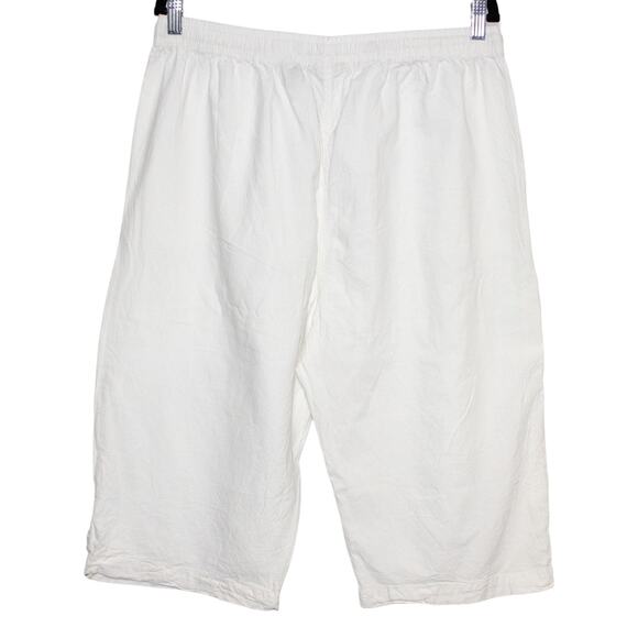 Vintage Ragtop 100% Cotton White Capris Size 1X NWT - Picture 6 of 10